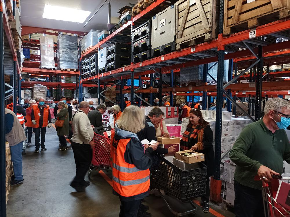 Visite Banque Alimentaire de Bordeaux et de la Gironde