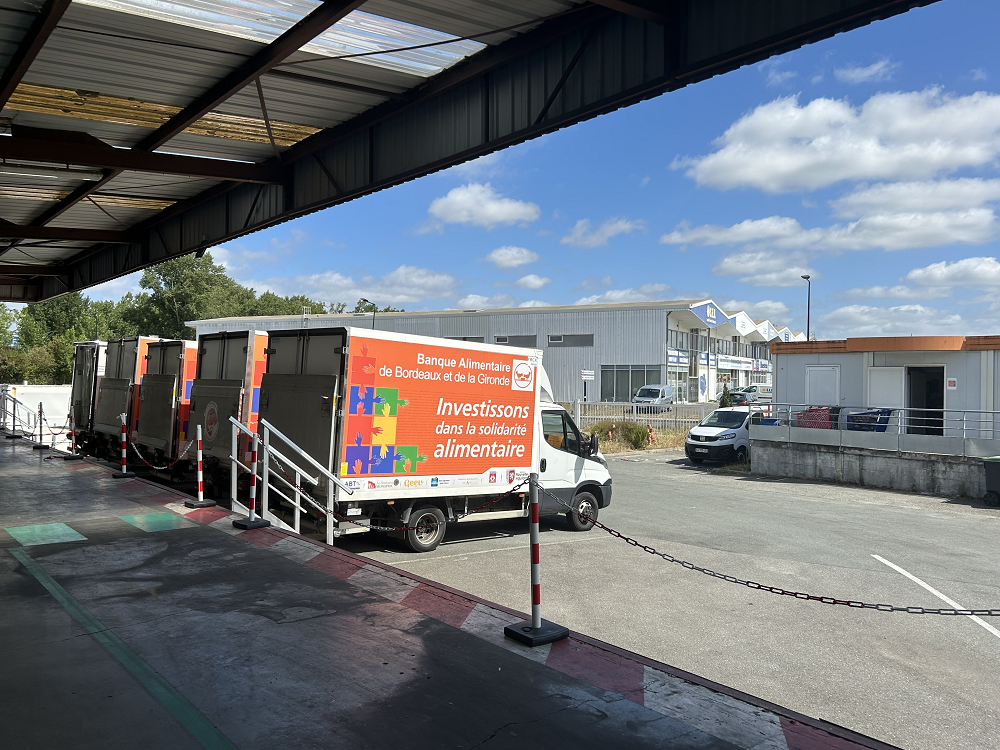 Visite Banque Alimentaire de Bordeaux et de la Gironde