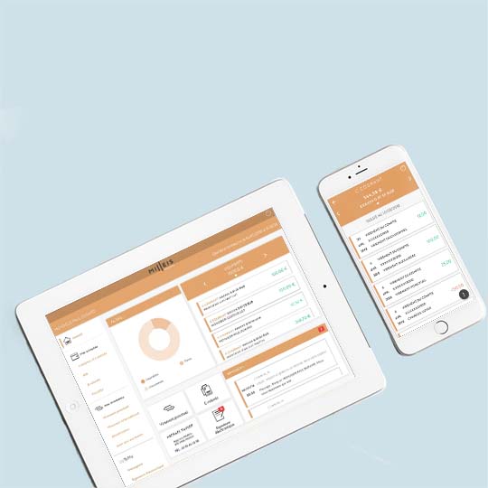 Application mobile Milleis Banque de Gestion de comptes