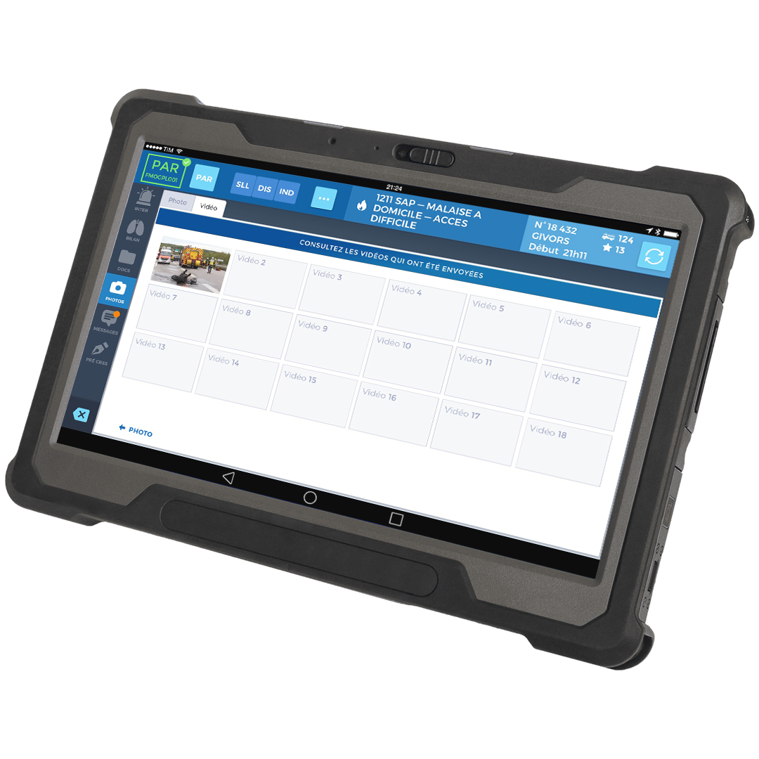 SIS-Header Application mobile pompiers : Gestion de planning et ressources